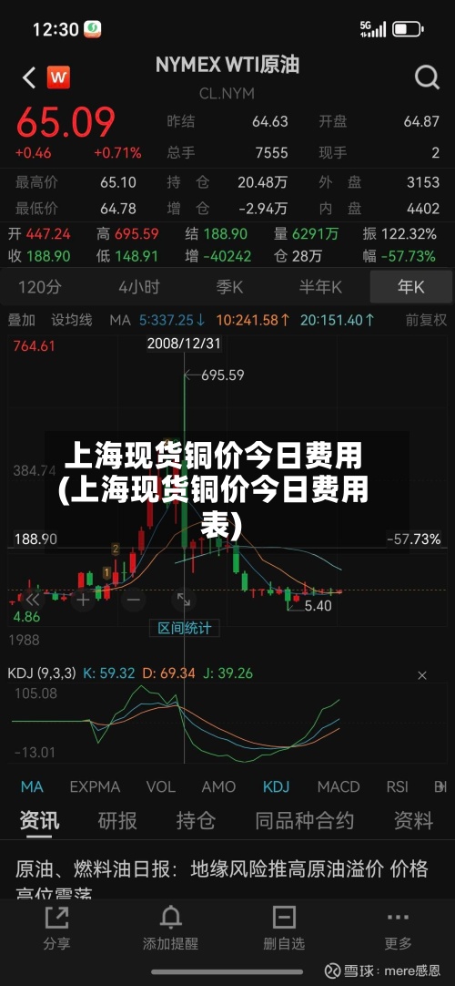 上海现货铜价今日费用(上海现货铜价今日费用表)-第2张图片