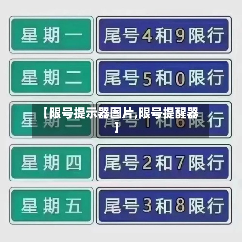 【限号提示器图片,限号提醒器】